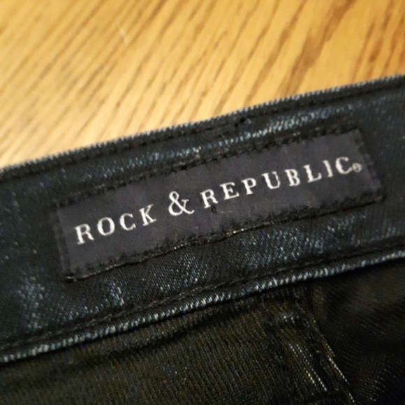 size 26 Rock & Republic dark blue Jeans - Picture 11 of 16